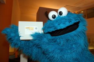 Elmo & Cookie Monster on Midweek Morning Show at Children's Hospital Boston