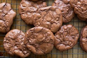 Flourless Chocolate Brownie Cookies