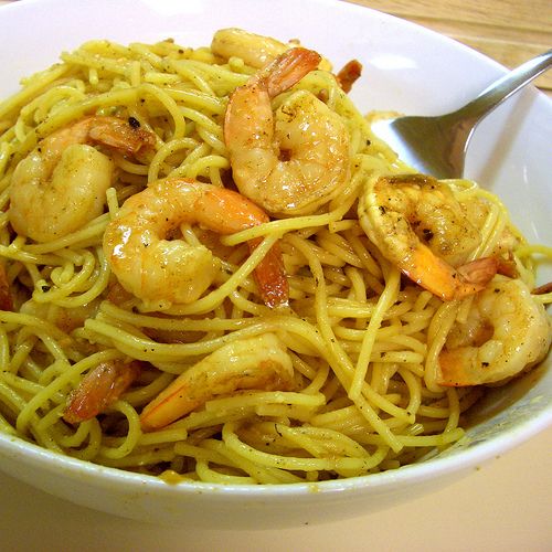 Garlic Lemon Pasta and Shrimp Recipe