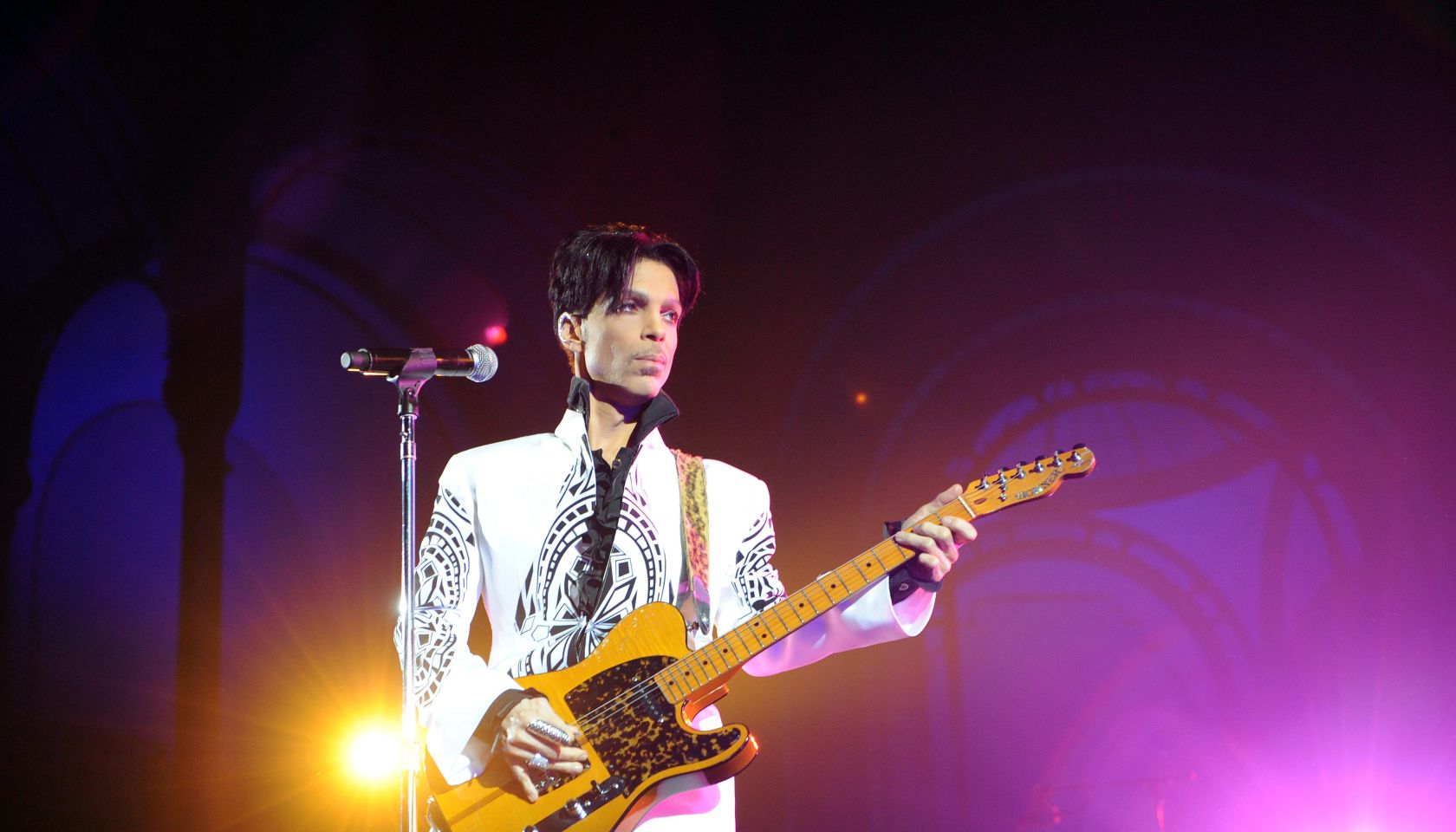 US singer Prince performs on October 11,