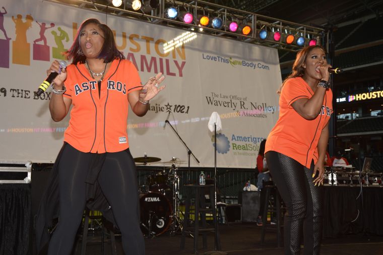 SWV Performs At #FitFamFest