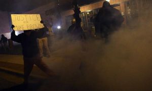 Ferguson Police Tear Gas