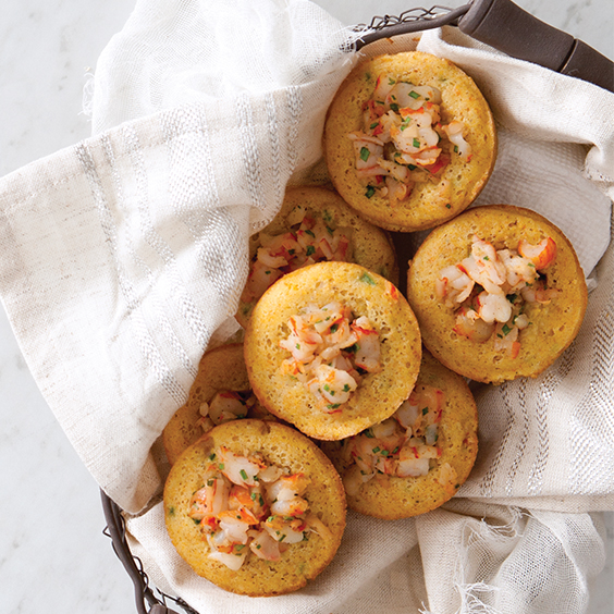 Shrimp Cornbread Muffins