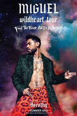 Miguel WILDHEART Tour Poster