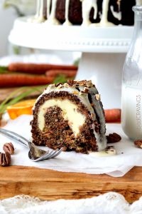 CREAM CHEESE STUFFED CARROT CAKE