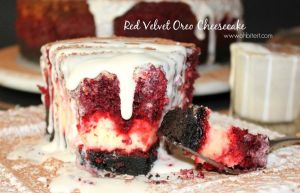 Red Velvet Oreo Cheesecake