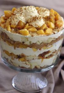Peach Cobbler Trifle Recipe