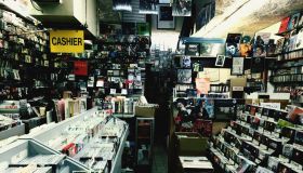 Compact Discs On Shelf At Shop