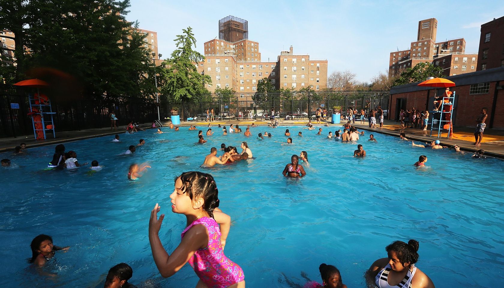 New York City Public Pools Open For Summer Season