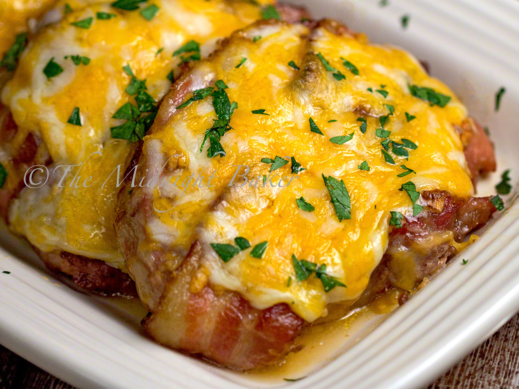 Bacon Cheese Brown Sugar Pork Chops