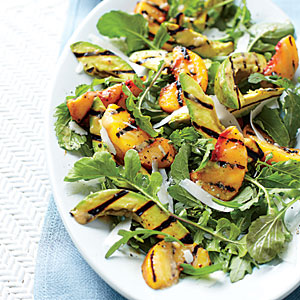 Grilled Peach and Avocado Salad Recipe