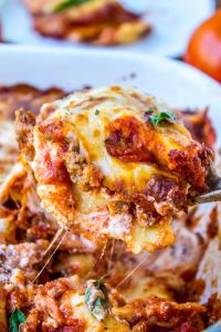 Easy Cheesy Ravioli Lasagna