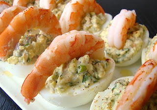 Shrimp and Deviled Eggs