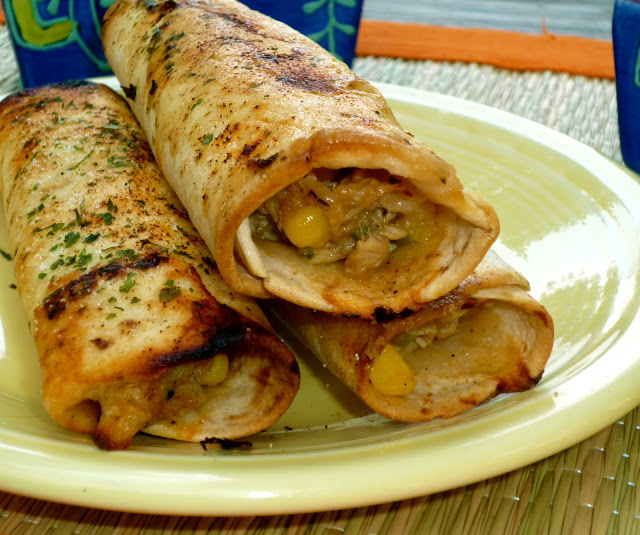 Crispy Chicken Tortilla Rollups