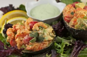 Crawfish Stuffed Avocado