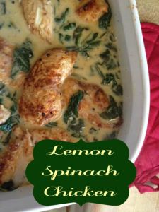Lemon Spinach Chicken Recipe