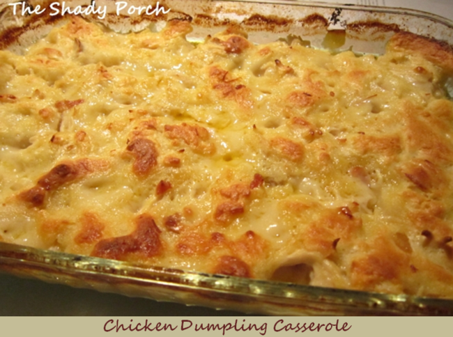 Chicken Dumpling Casserole