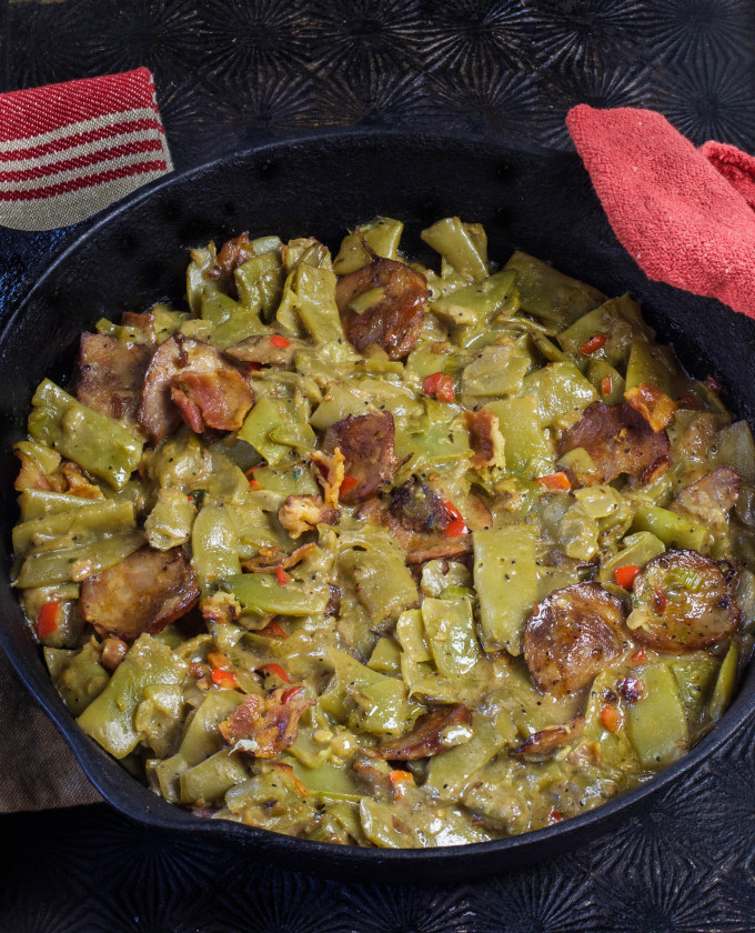 Creole Smothered Green Beans With Andouille Sausage Majic 102.1