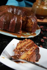 TOFFEE PECAN CARAMEL POUND CAKE