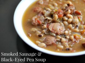 Smoked Sausage & Black-Eyed Pea Soup