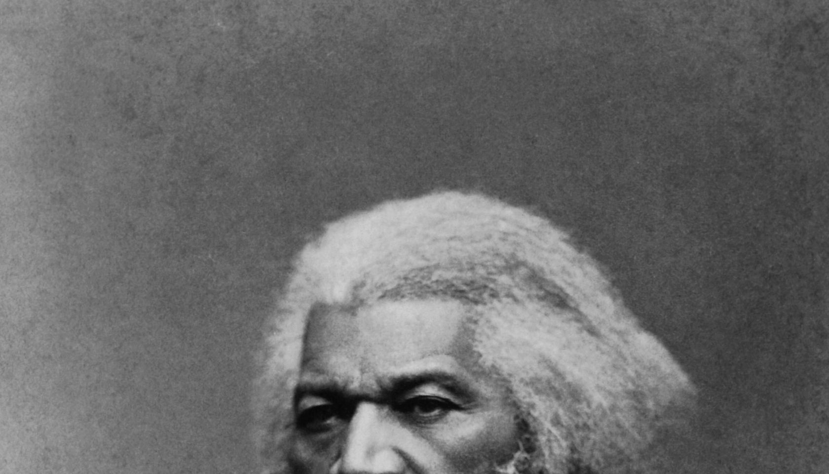 Frederick Douglass (1817-95), American activst and orator (B&W)