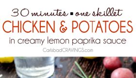 Chicken and Potato Skillet in Creamy Lemon Paprika Sauce