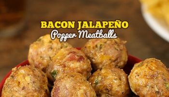 Bacon Jalapeño Popper Meatballs