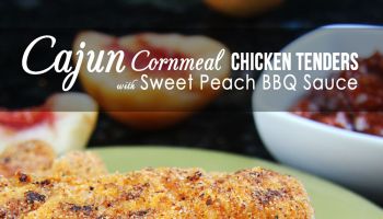 Spicy Cajun Chicken Tenders With Sweet Peach Barbecue Sauce