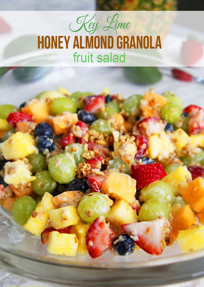 Key Lime Honey Almond Granola Salad