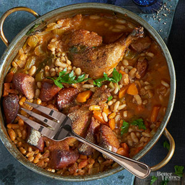 One Pot Chicken with Sausage and Beans