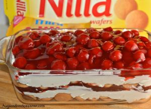 Cherry Cheesecake Cookie Lasagna