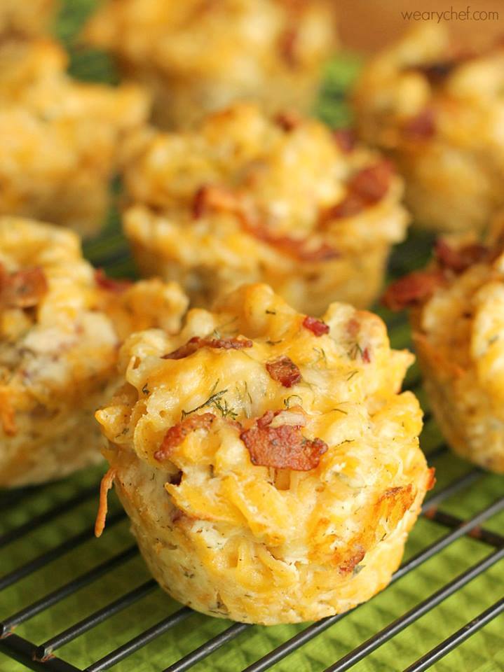 Ranch Bacon Mac and Cheese Cups