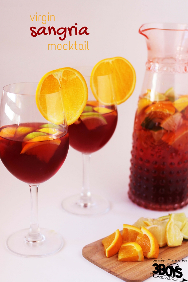 Virgin Sangria Mocktail Recipe