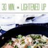 30 Minute Roasted Shrimp and Broccoli Fettuccine Alfredo