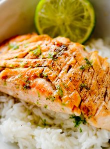 Brown Butter and Lime Salmon