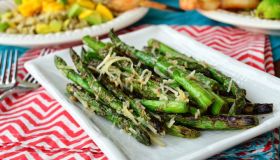 Grilled Parmesan and Pepper Asparagus