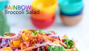 Rainbow Broccoli Salad