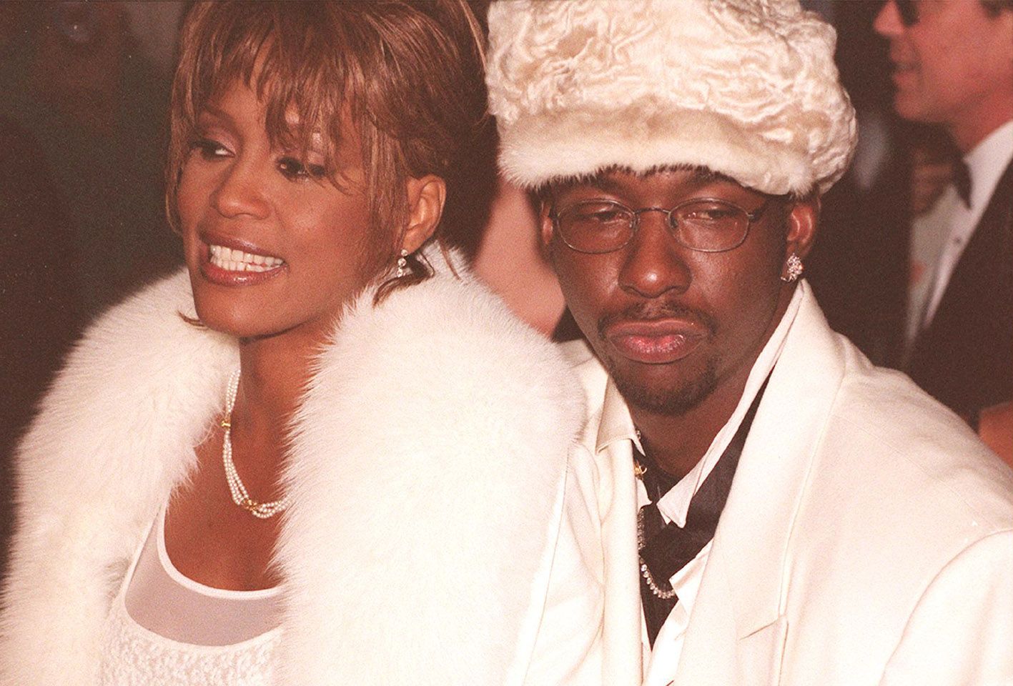 Whitney Houston Husband Bobby Brown And Daughter