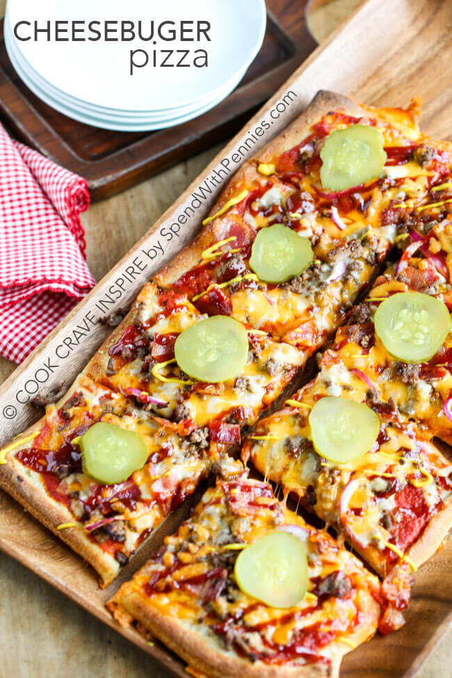 Cheeseburger Pizza