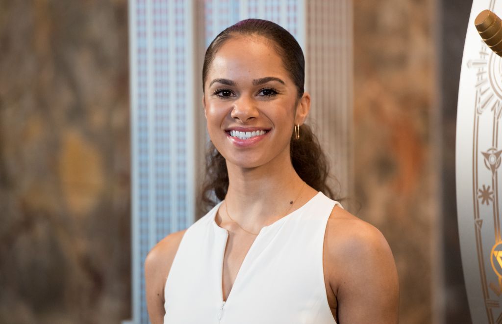 Misty Copeland And Cindi Levine Light The Empire State Building Pink In Celebration Of Glamour's Girl Project