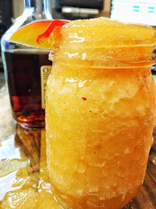 Spicy Peach Hennessy-Ritas