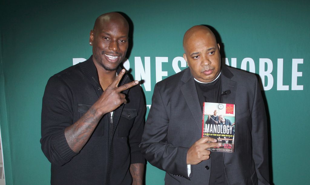 Rev Run And Tyrese Gibson Sign Copies Of Their Book 'Manology: Secrets of a Man's Mind Revealed'