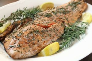 Grilled Rosemary Salmon