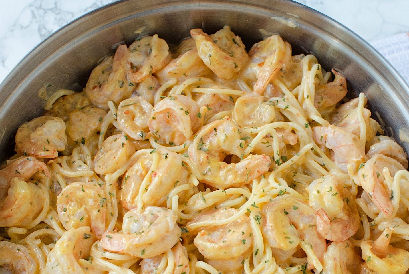 Bang Bang Shrimp Pasta