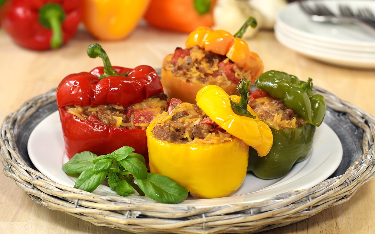 Cheesy Italian Stuffed Peppers in Just 30 Minutes