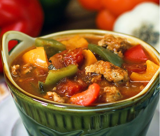Italian Sausage and Pepper Soup in Just 30 Minutes