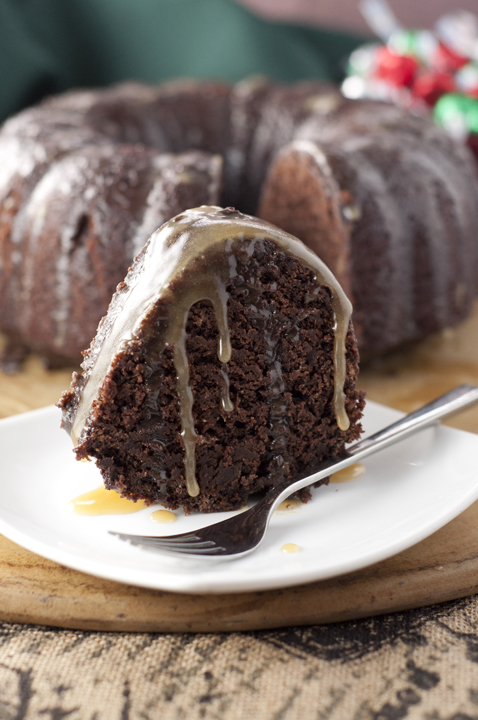 Hot Chocolate Coffee Rum Cake