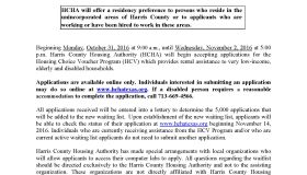 Harris County Public Notice