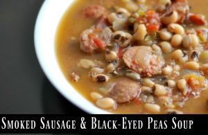 Smoked Sausage & Black-Eyed Pea Soup