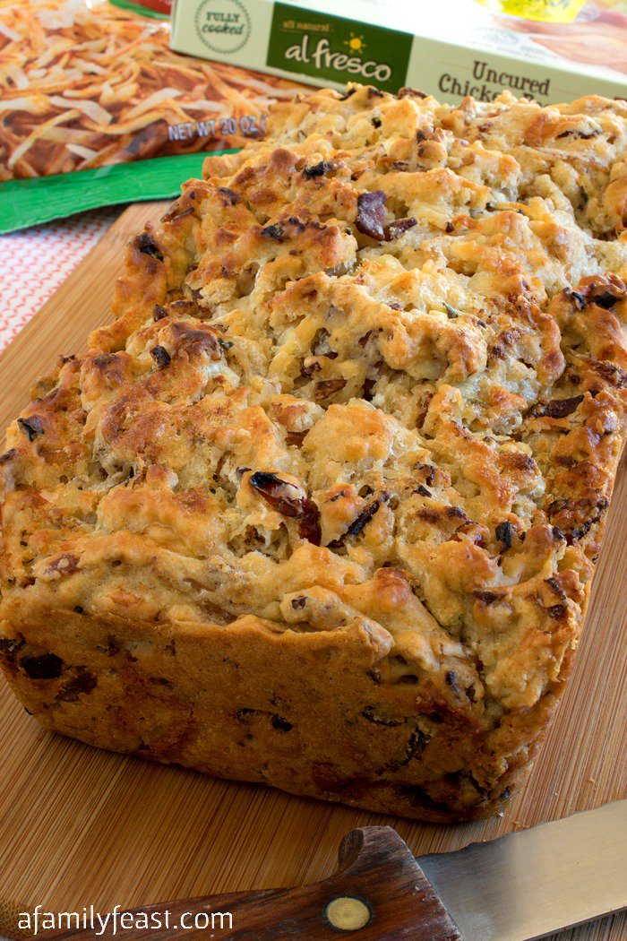 Bacon and Hash Browns Breakfast Bread